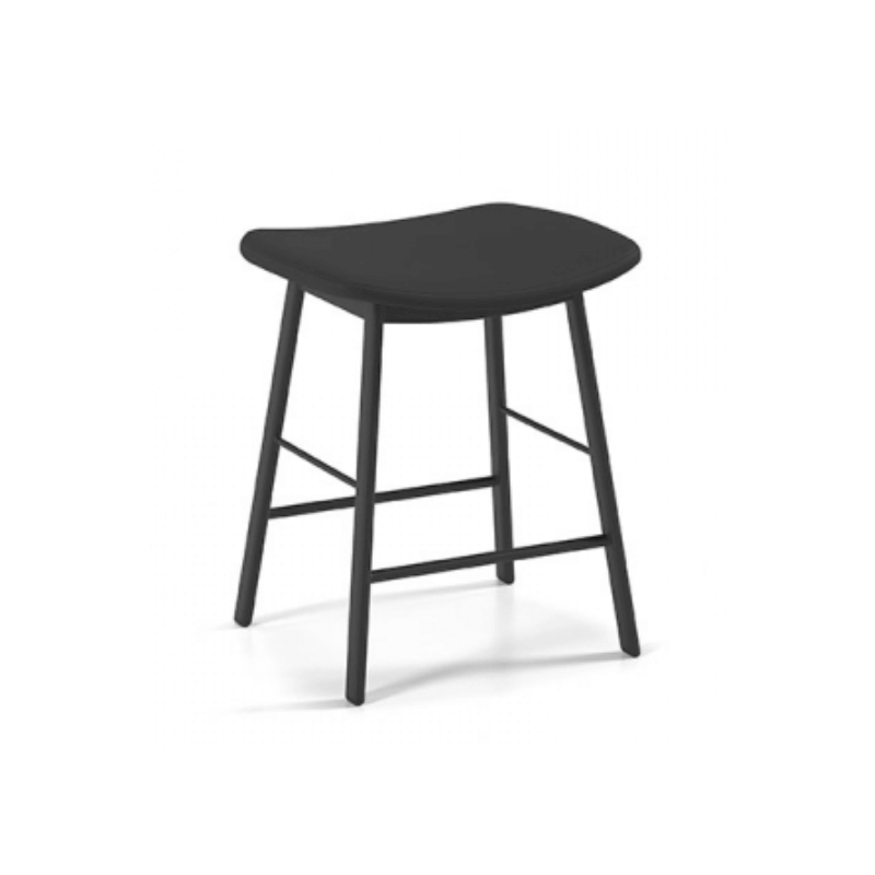 TABOURET BAS CONTEMPORAIN EN SIMILICUIR TABAMI