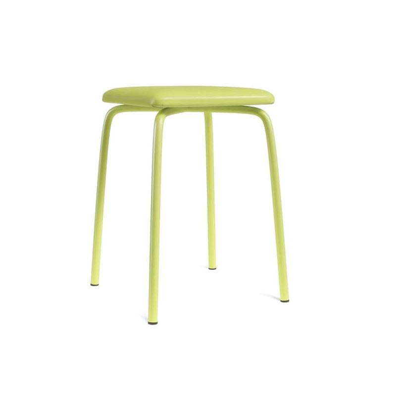 TABOURET BAS D'APPOINT EMPILABLE TABS SIMILICUIR