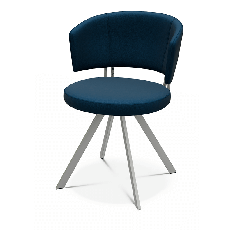 CHAISE TENDANCE PIVOTANTE ACCOUDOIRS ALLURE SIMILICUIR