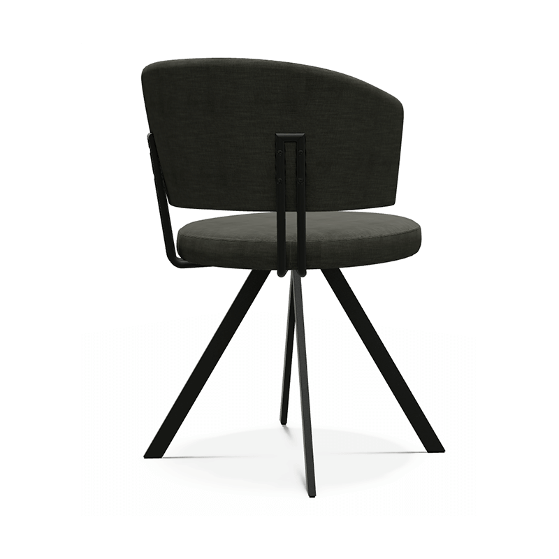 CHAISE TENDANCE PIVOTANTE ACCOUDOIRS ALLURE TISSU