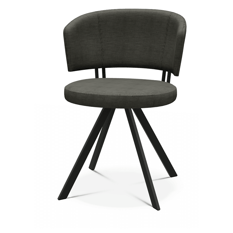 CHAISE TENDANCE PIVOTANTE ACCOUDOIRS ALLURE TISSU