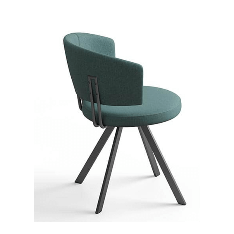 CHAISE TENDANCE PIVOTANTE ACCOUDOIRS ALLURE TISSU