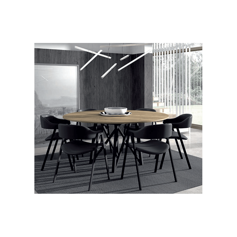 FAUTEUIL DE TABLE EN TISSU CONTEMPORAIN ARCA