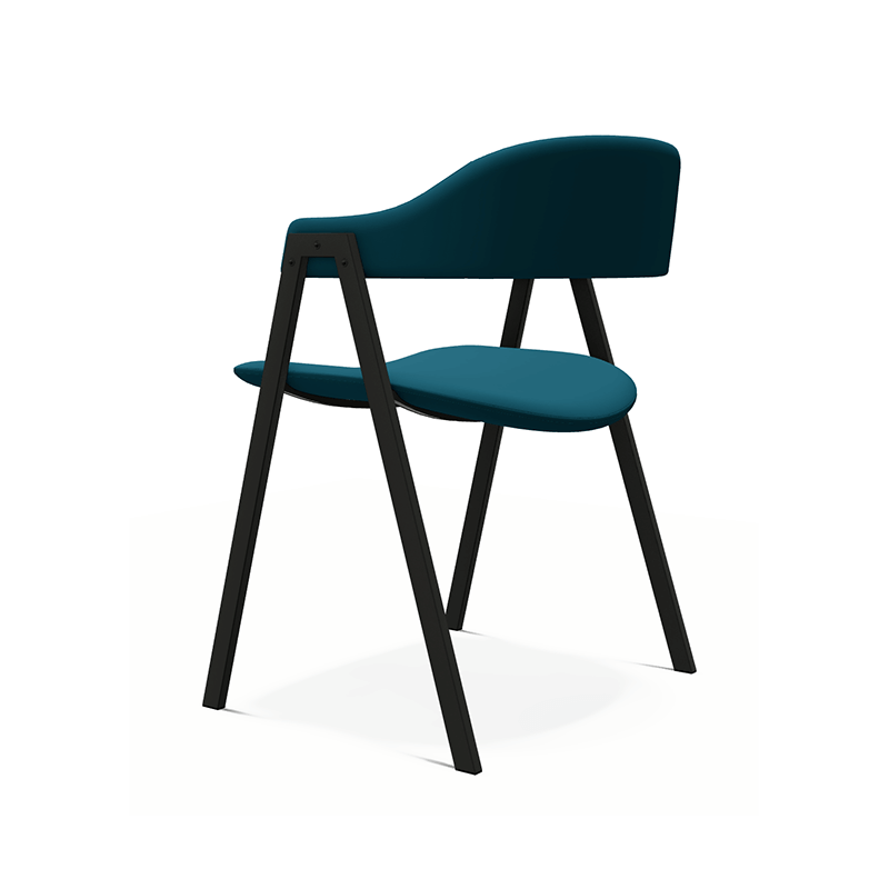 FAUTEUIL DE TABLE EN SIMILICUIR CONTEMPORAIN ARCA