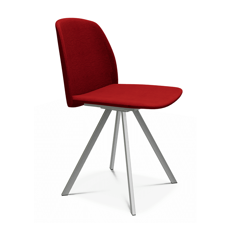 CHAISE CONTEMPORAINE PIVOTANTE TISSU FIGARO