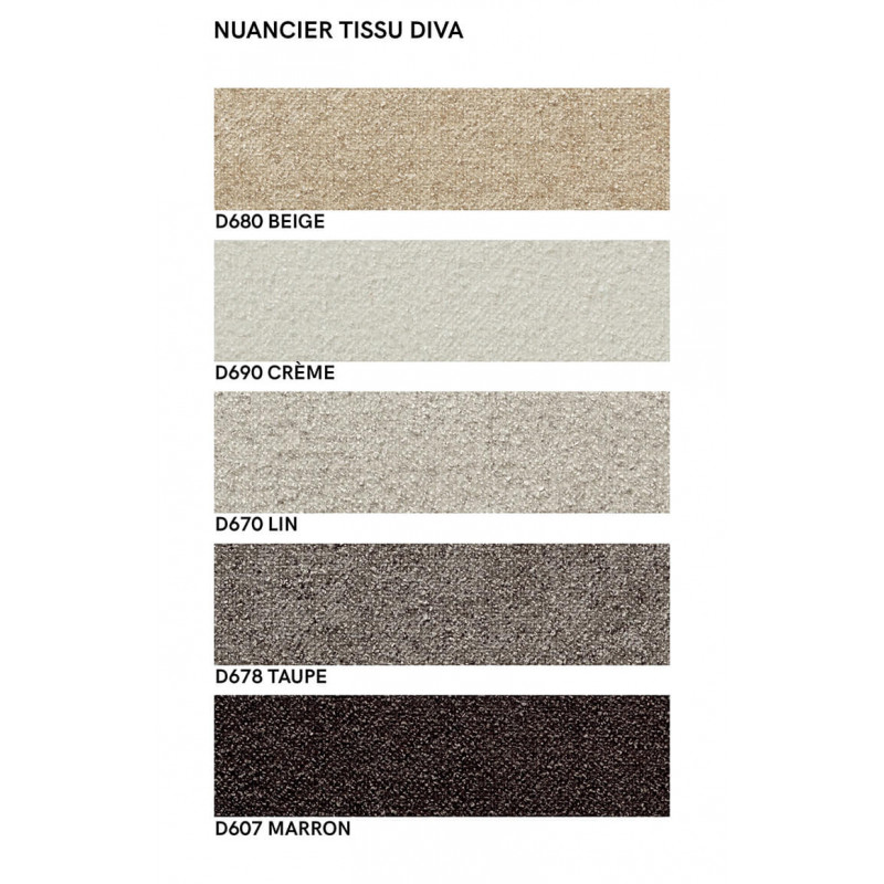 CHAISE CONTEMPORAINE PIVOTANTE TISSU FIGARO