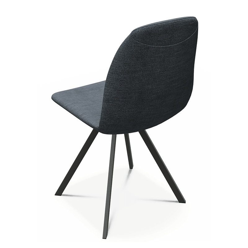 CHAISE CONTEMPORAINE PIVOTANTE TISSU GIRONA