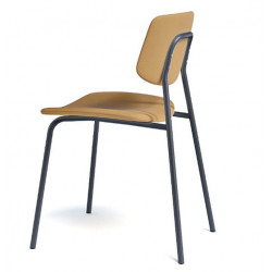 CHAISE VINTAGE EN SIMILICUIR LAGO-CH