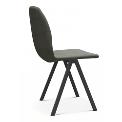 CHAISE CONTEMPORAINE ONA EN TISSU ET MÉTAL