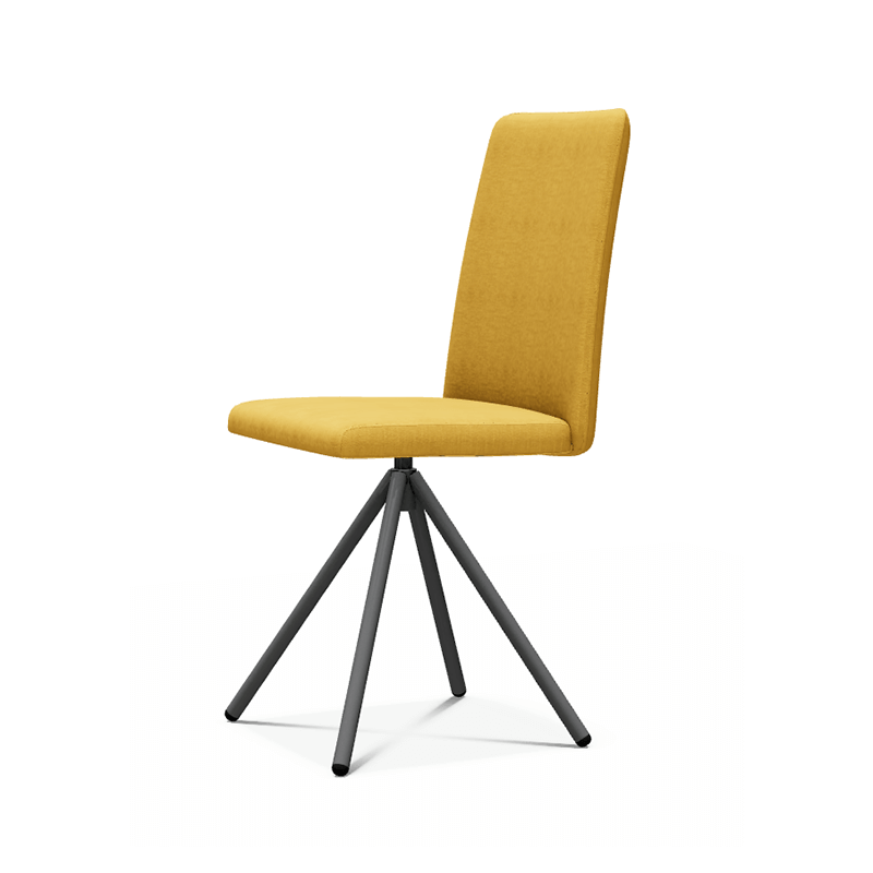 CHAISE CONTEMPORAINE PIVOTANTE EN TISSU PINOT