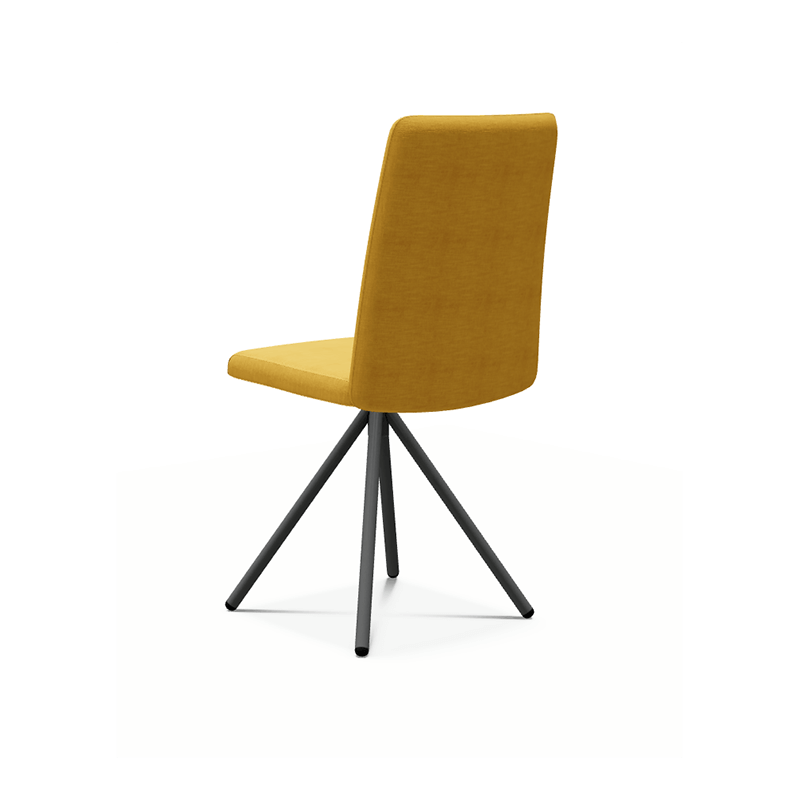 CHAISE CONTEMPORAINE PIVOTANTE EN TISSU PINOT