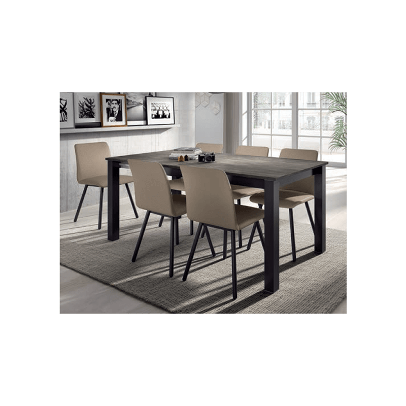 CHAISE DE SALLE À MANGER CONTEMPORAINE EN SIMILICUIR PISA