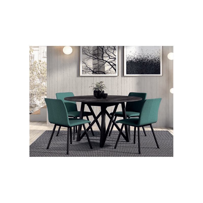 CHAISE DE SALLE À MANGER CONTEMPORAINE EN TISSU PISA