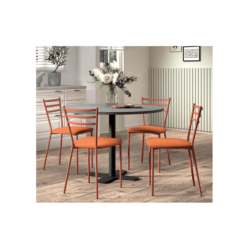 CHAISE DE CUISINE CONTEMPORAINE EN SIMILICUIR ROMY