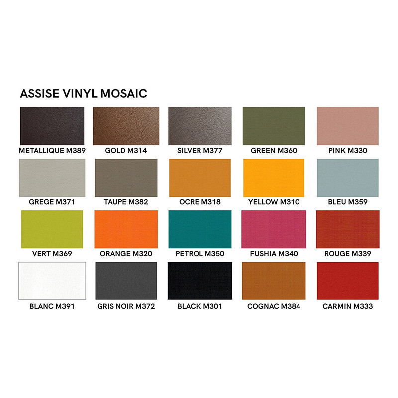 CHAISE DE CUISINE CONTEMPORAINE EN MÉTAL ET SIMILICUIR VIVA