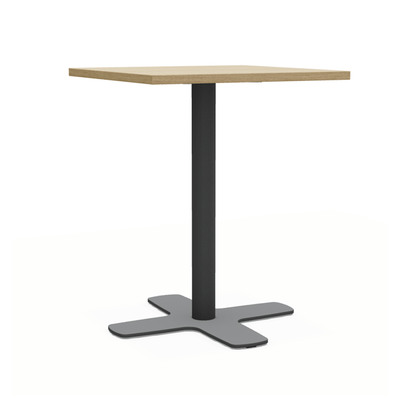 TABLE CARRÉE DE BISTROT PIEDS CENTRAL SPINNER HT 75CM