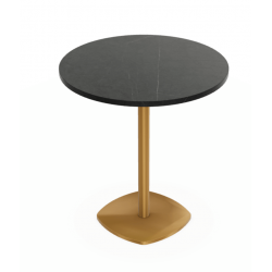 PETITE TABLE RONDE DE BISTROT CIRCA PIEDS CENTRAL HT 75 CM