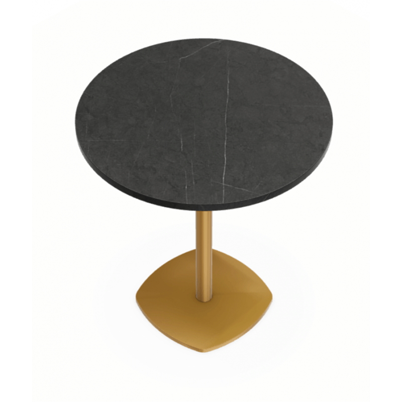 PETITE TABLE RONDE DE BISTROT CIRCA PIEDS CENTRAL HT 75 CM