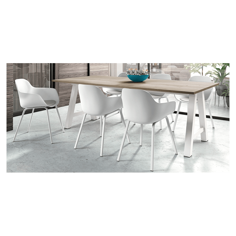 TABLE RECTANGULAIRE CONTEMPORAINE EN STRATIFIÉ ALEGRO