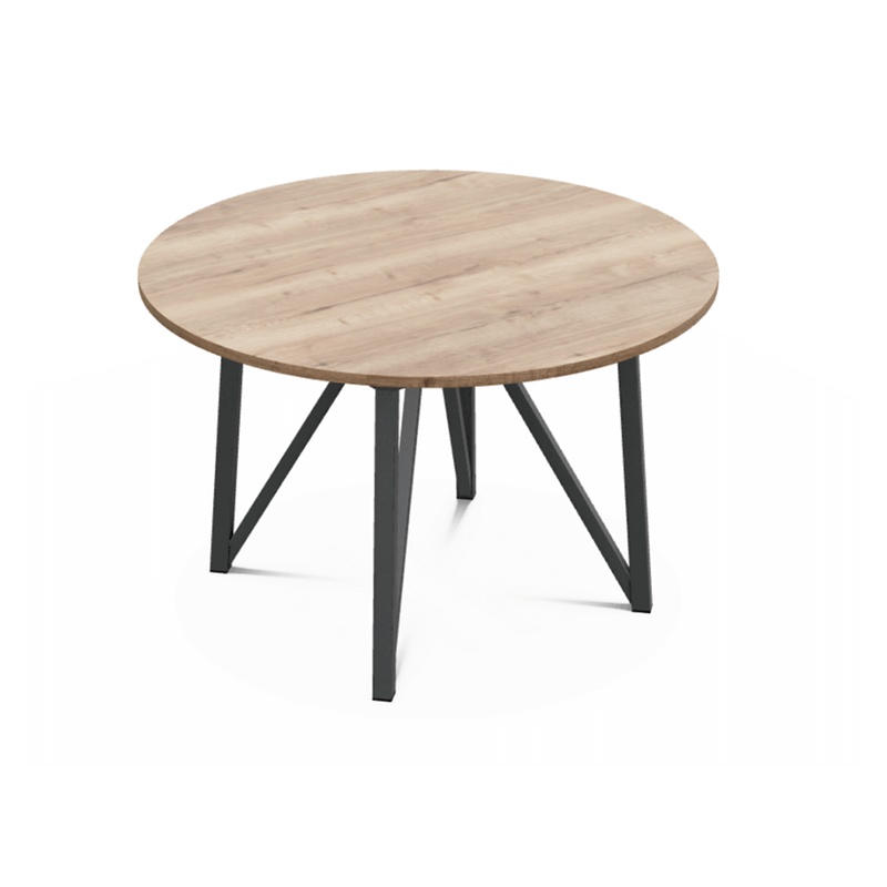 TABLE RONDE INDUSTRIELLE STRATIFIÉ ET MÉTAL WACKO 2.0