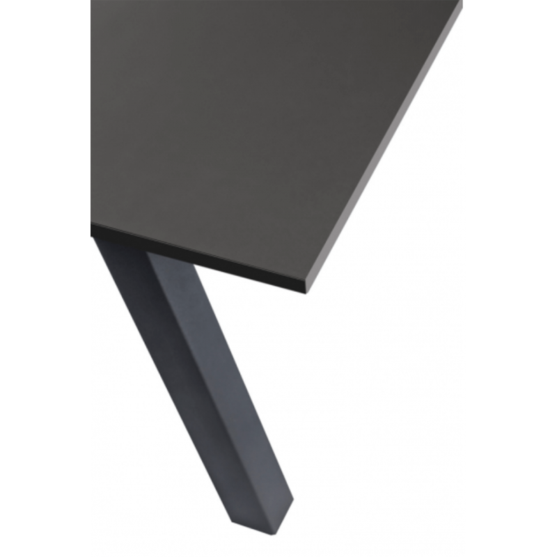 TABLE EN STRATIFIÉ PIEDS MÉTAL EXTENSIBLE ALICANTE