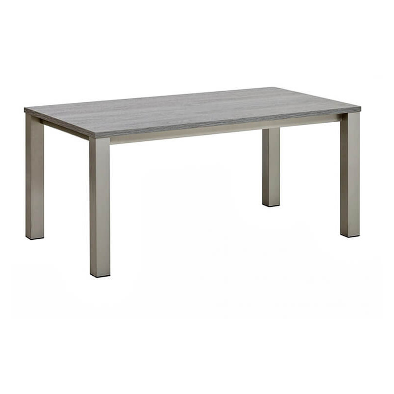 TABLE HAUTE RECTANGULAIRE EN STRATIFIÉ PIEDS MÉTAL VERONA