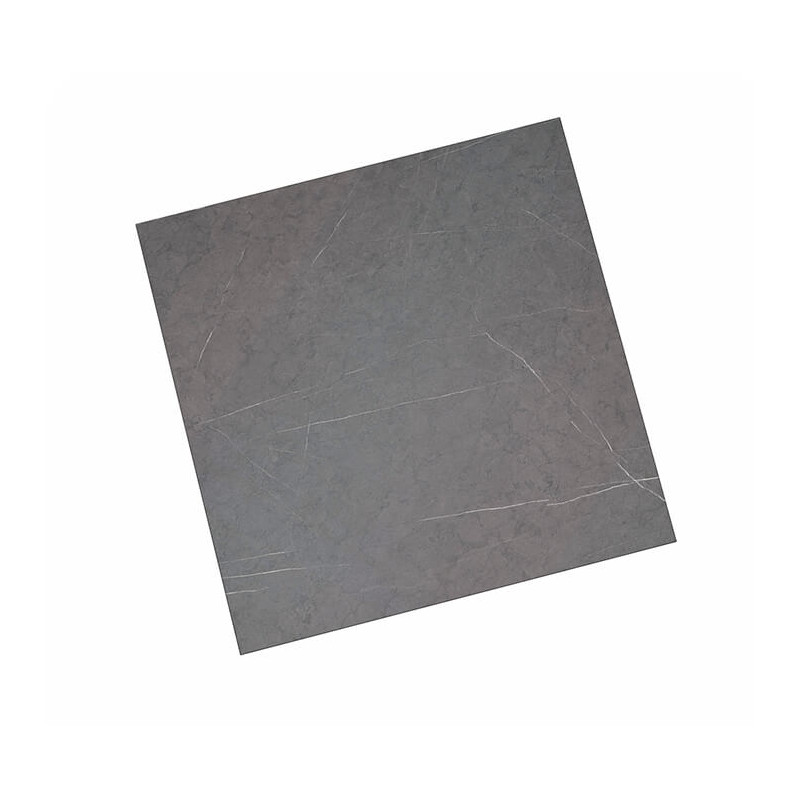 TABLE CARRÉ PIEDS CENTRAL EN STRATIFIÉ ONYX