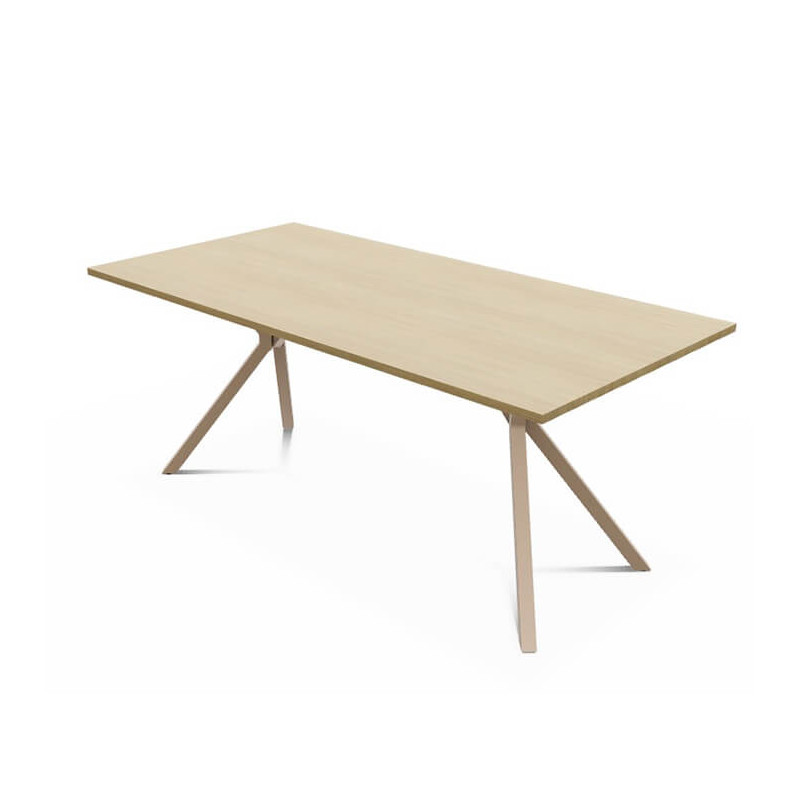 TABLE DE SALLE À MANGER MODERNE RECTANGULAIRE ONYX