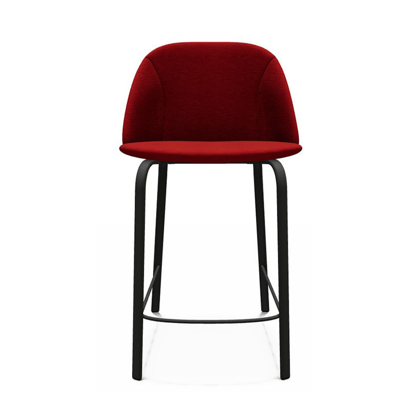 TABOURET SNACK CONTEMPORAIN ROND SOFIA EN TISSU