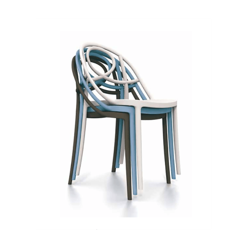 CHAISE CONTEMPORAINE EN POLYPROPYLÈNE ÉTOILE