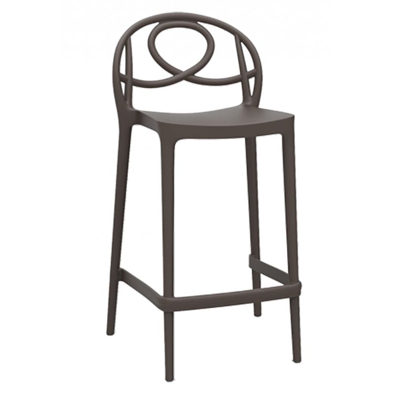 TABOURET EN POLYPROPYLÈNE ÉTOILE