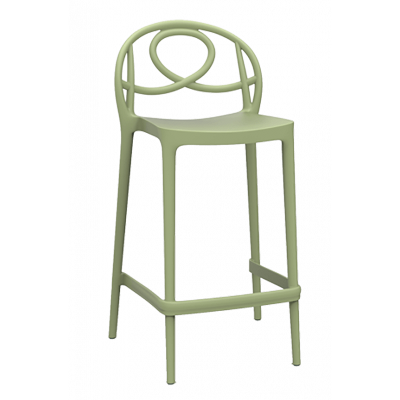 TABOURET EN POLYPROPYLÈNE ÉTOILE