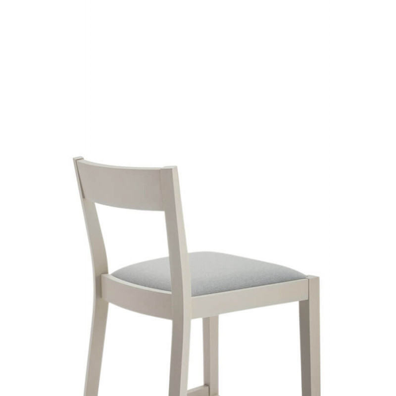 TABOURET CONTEMPORAIN EN BOIS ASSISE GARNIE SILLA