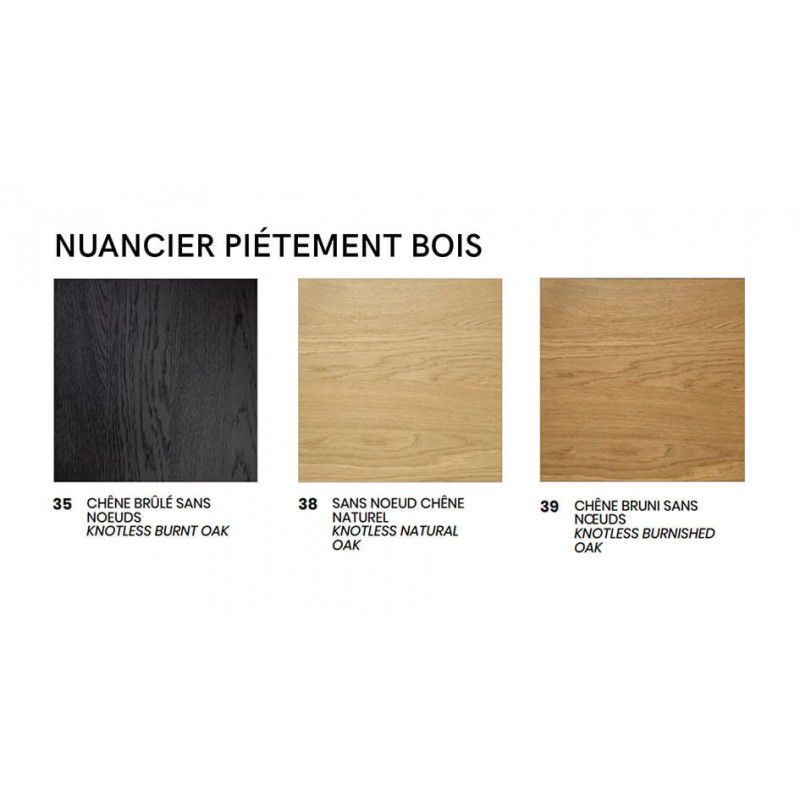 Chaise Scandinave en Chêne et Polypropylène EVA 5 - Le Chaisier