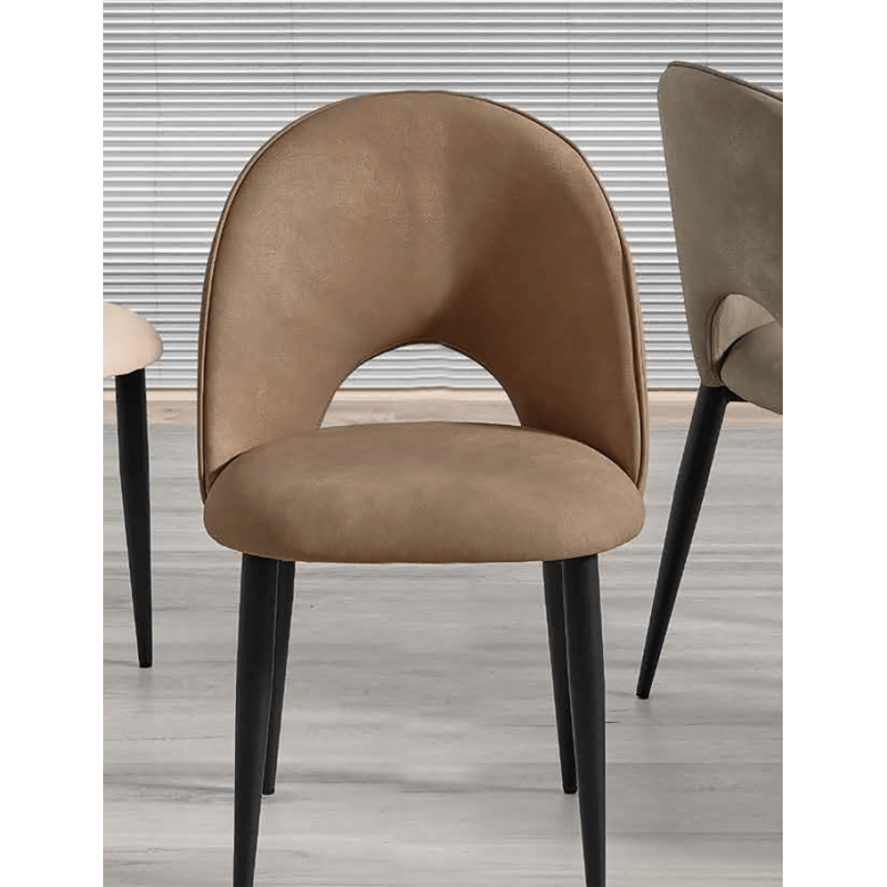 CHAISE CONTEMPORAINE DE SALLE À MANGER RETRO EN SIMILICUIR ROSIE