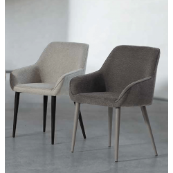 FAUTEUIL DE SALLE À MANGER CONTEMPORAIN NOLAN EN TISSU