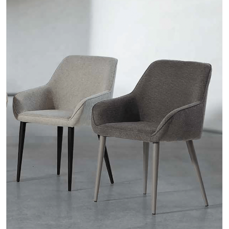 FAUTEUIL DE SALLE À MANGER CONTEMPORAIN NOLAN EN TISSU