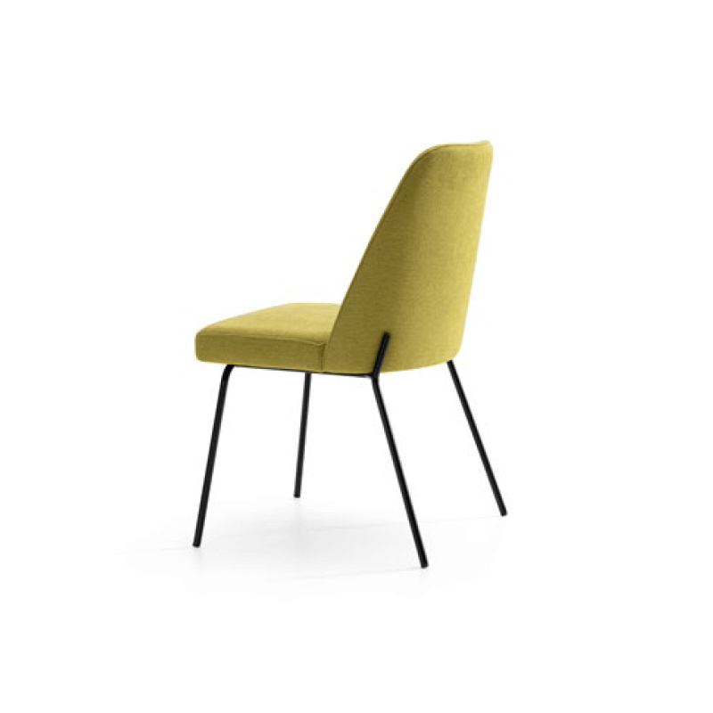 CHAISE DE SALLE A MANGER EN VELOURS ET MÉTAL NANTES