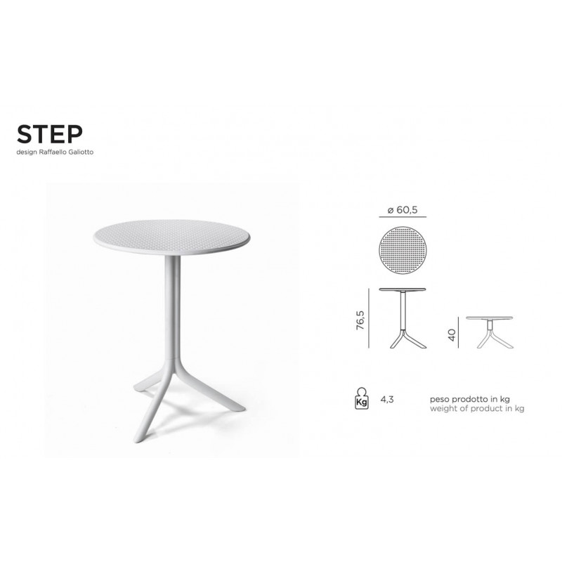 ENSEMBLE DE TERRASSE CHAISE LONGUE ET TABLE DARSENA