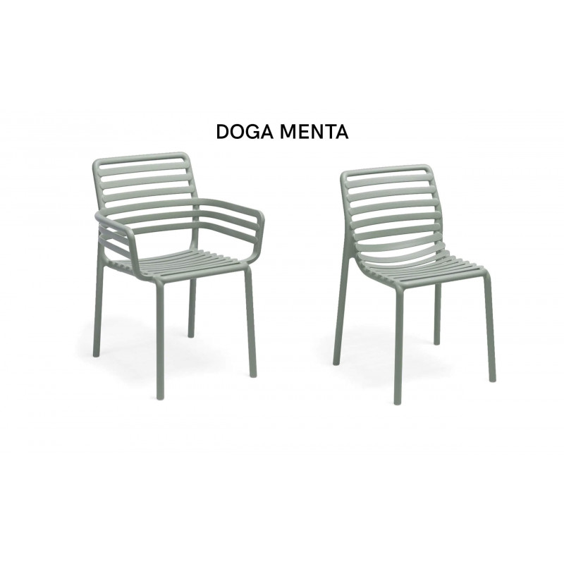 ENSEMBLE TABLES ET CHAISES DE JARDIN TEVERE ET DOGA