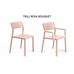 ENSEMBLE DE JARDIN TABLE TEVERE ET CHAISES ET FAUTEUILS TRILL