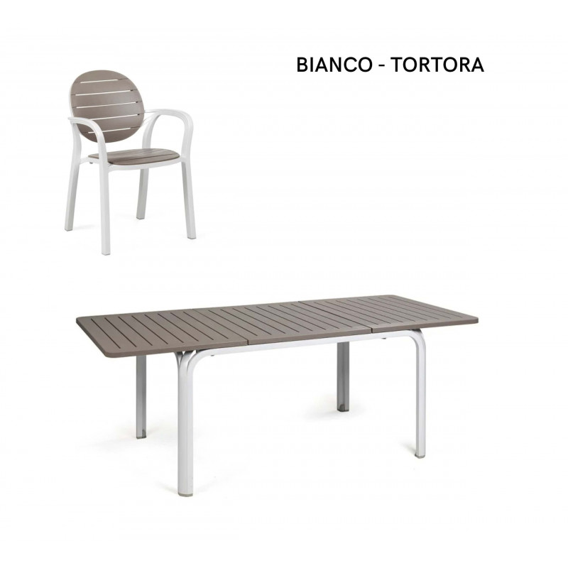 ENSEMBLE TABLE ET FAUTEUILS DE TERRASSE ALLORO - PALMA