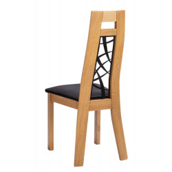 CHAISE CONTEMPORAINE DE SALLE À MANGER BOIS ET MÉTAL TERA