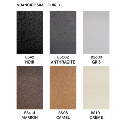 CHAISE CONTEMPORAINE DE STYLE INDUSTRIEL YAM BOIS ET TISSU