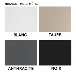 CHAISE DE SALLE À MANGER PIEDS MÉTAL ROTATIVE ZAO