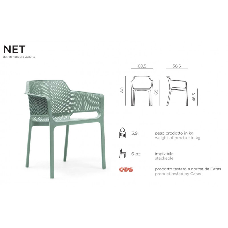 ENSEMBLE CHAISES BIT FAUTEUILS NET ET TABLE RIO