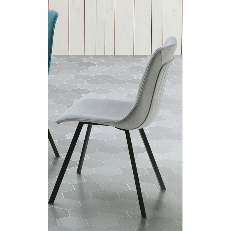 Lot de 4 Chaises de Salle à Manger Industrielle BACHA - Le Chaisier