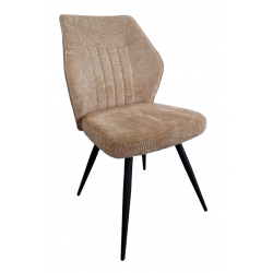 Lot de 2 Chaises de Salle à Manger DORIN en Tissu - Le Chaisier