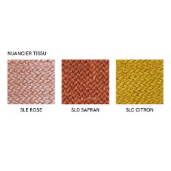 Petit Pouf Déco Coloré Contemporain en Tissu POF - Le Chaisier