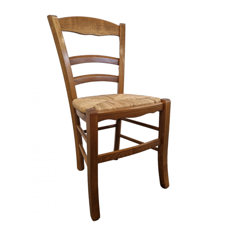 CHAISE RUSTIQUE EN BOIS EN PAILLE CHÉRIE
